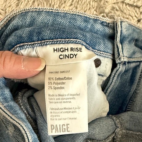 PAIGE Light Blue Flared Jeans - Picture 5 of 5